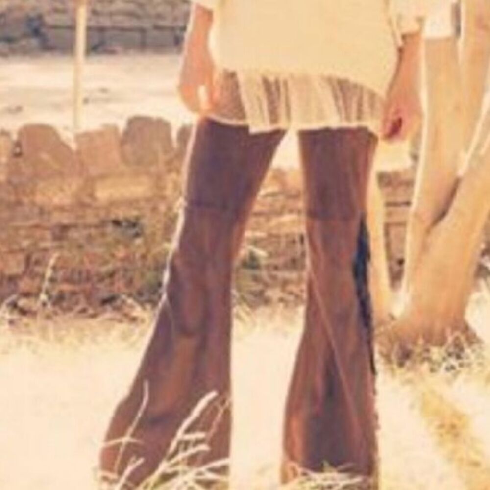 Luxurious Suede Bell Bottoms - Picture 8 of 16
